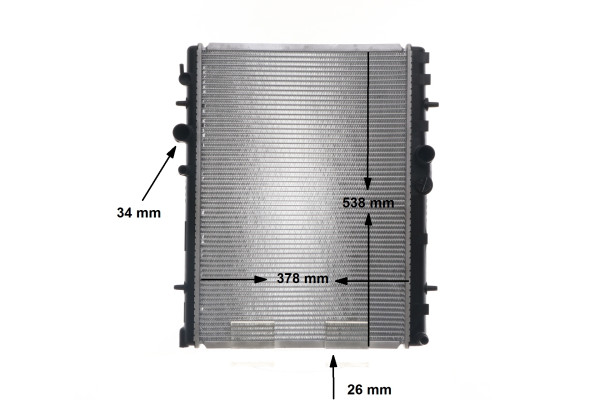 Kühler, Motorkühlung - CR1863000S MAHLE - 1330.K2, 133341, 133392